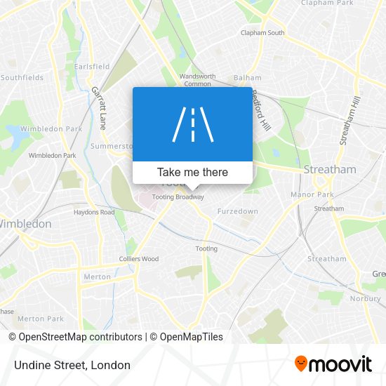 Undine Street map