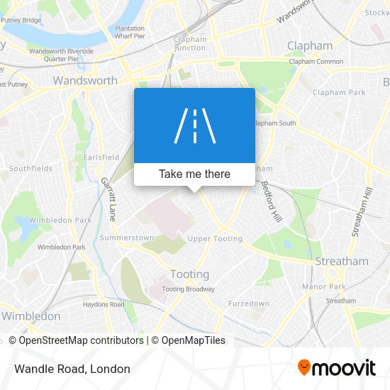 Wandle Road map