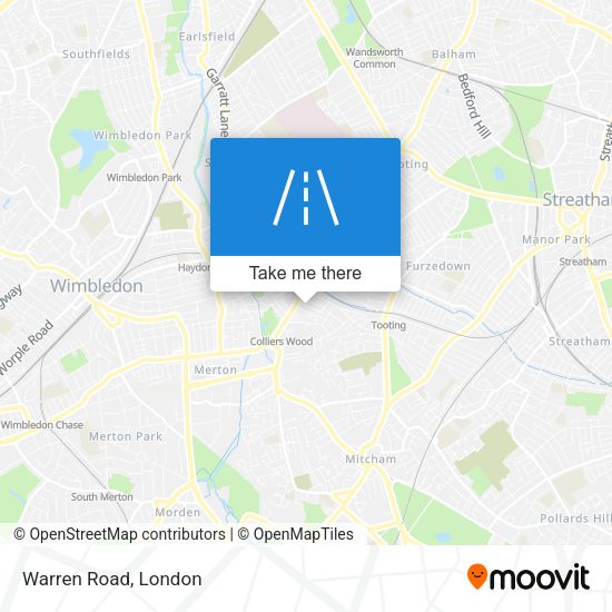 Warren Road map