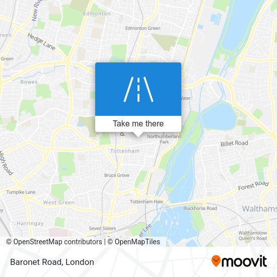 Baronet Road map