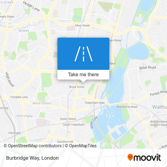 Burbridge Way map