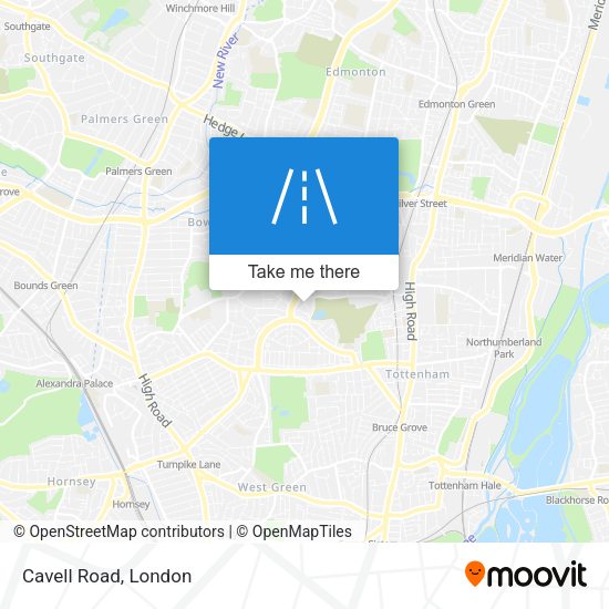 Cavell Road map