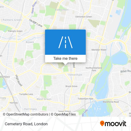 Cemetery Road map