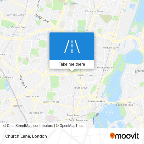 Church Lane map