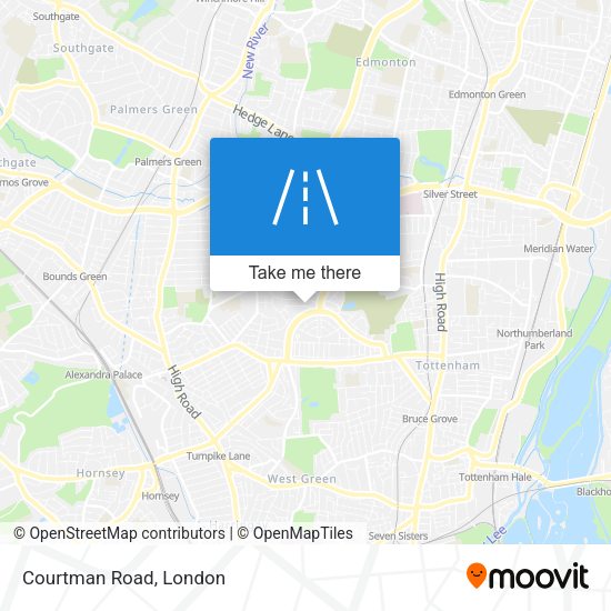 Courtman Road map