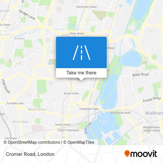 Cromer Road map
