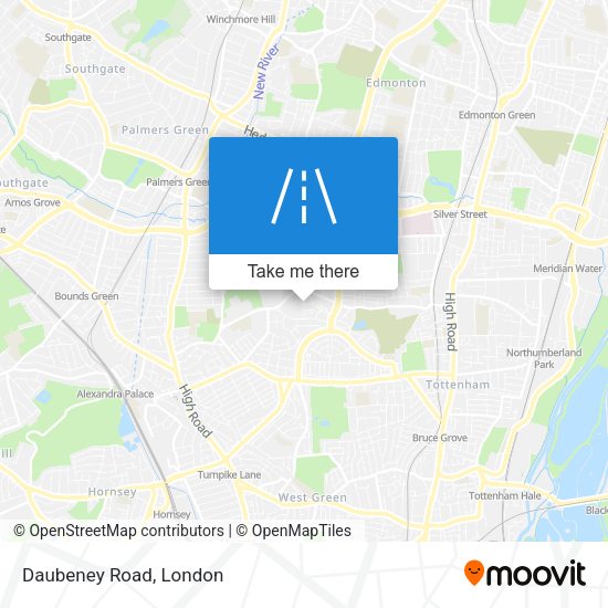 Daubeney Road map