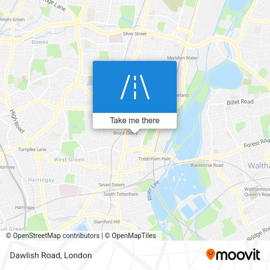 Dawlish Road map