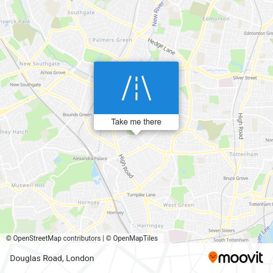 Douglas Road map