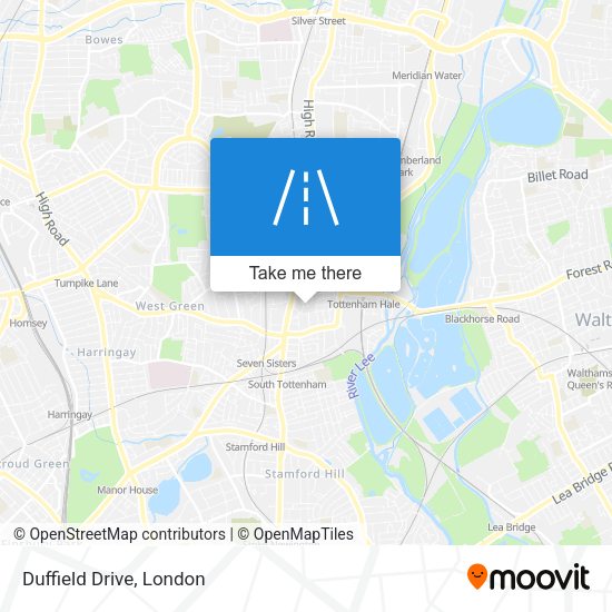 Duffield Drive map