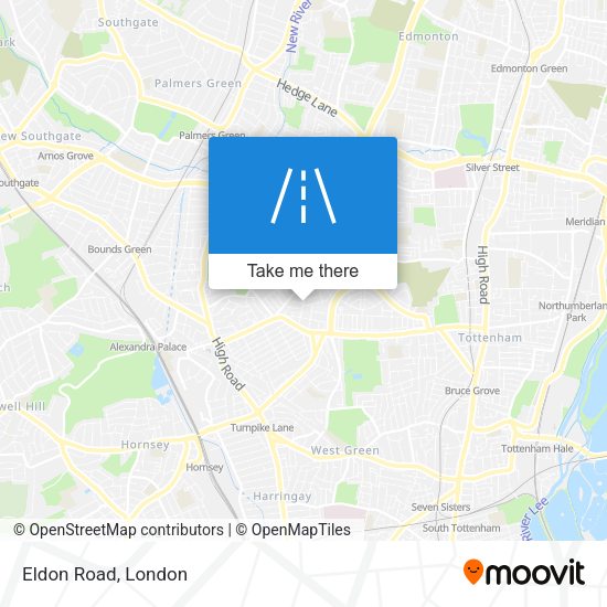 Eldon Road map