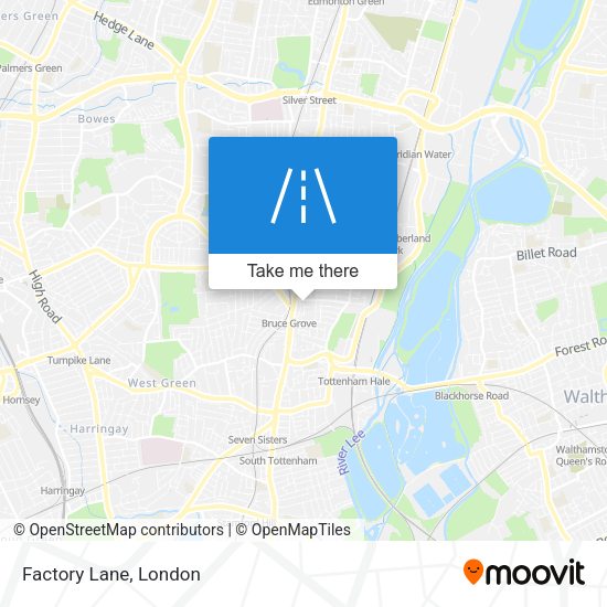Factory Lane map