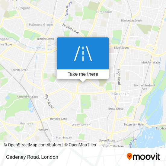 Gedeney Road map