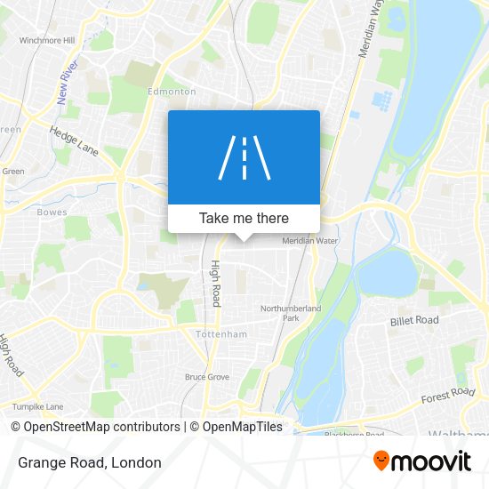 Grange Road map