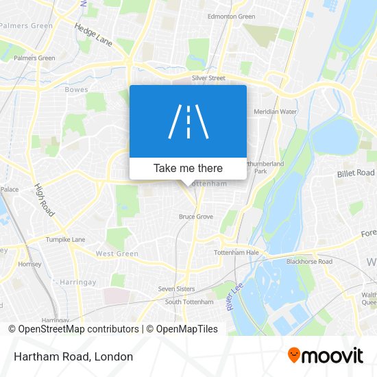 Hartham Road map
