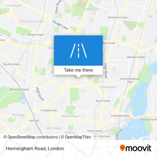 Henningham Road map