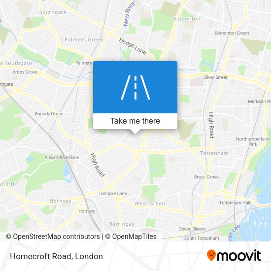 Homecroft Road map