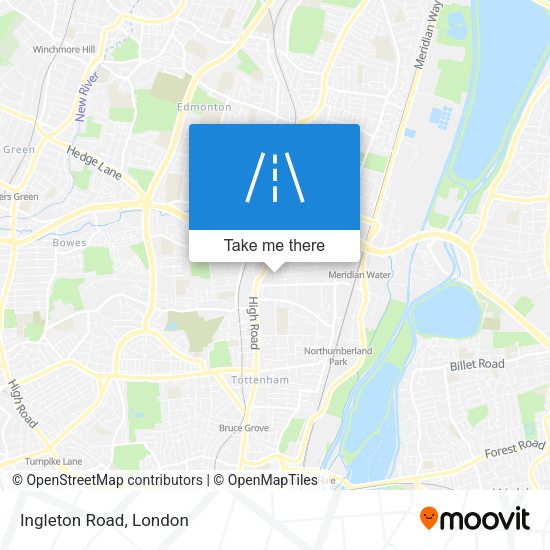 Ingleton Road map