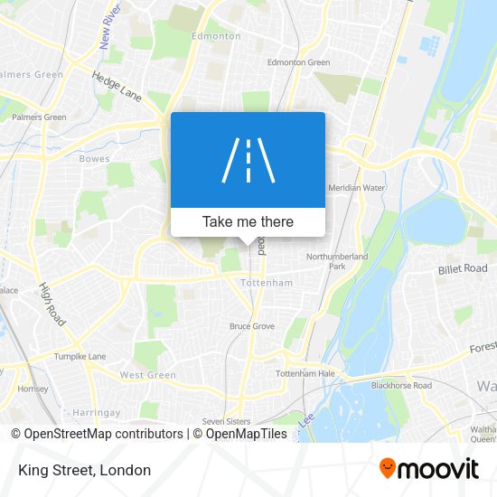 King Street map