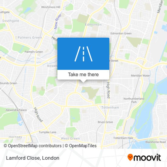 Lamford Close map