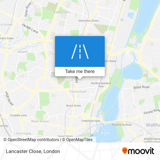 Lancaster Close map