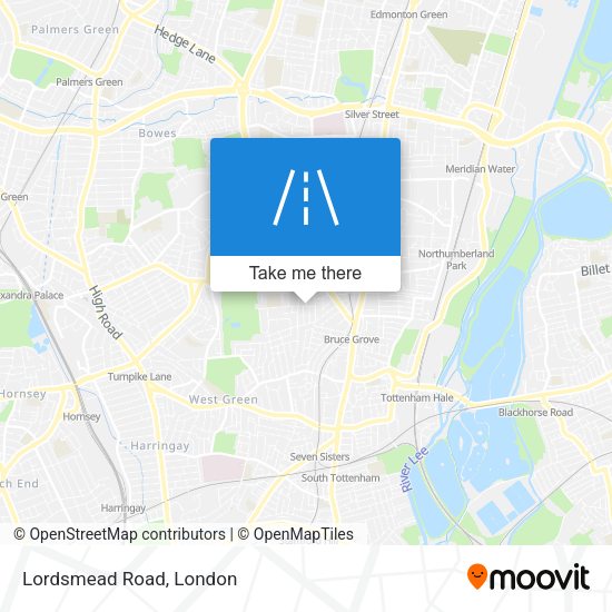 Lordsmead Road map