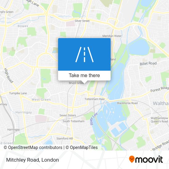 Mitchley Road map
