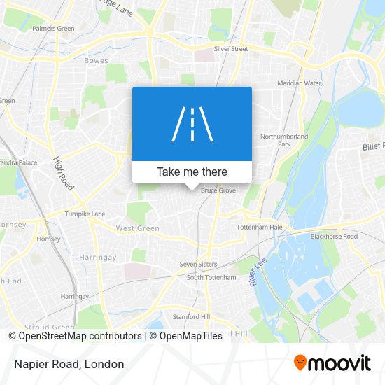 Napier Road map