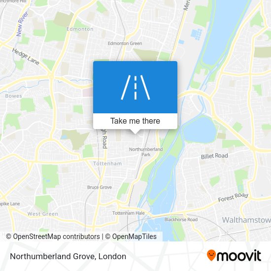 Northumberland Grove map