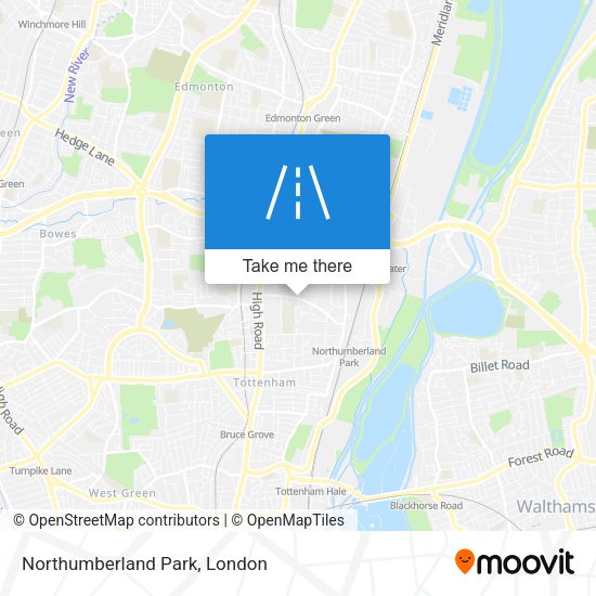 Northumberland Park map