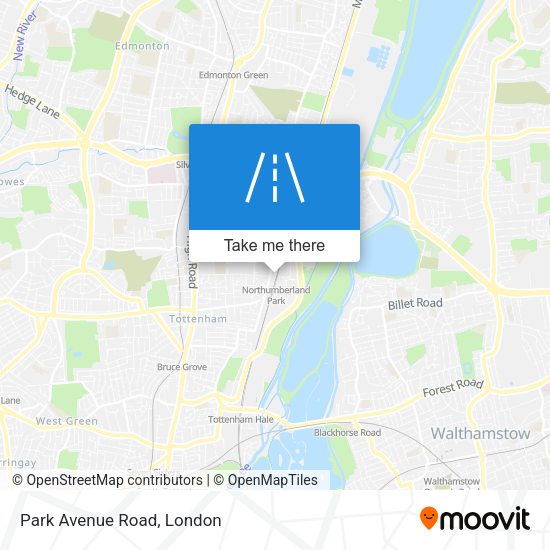 Park Avenue Road map