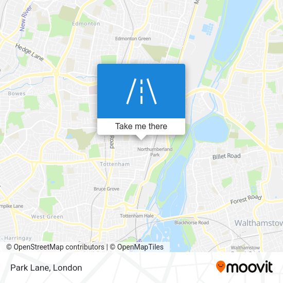 Park Lane map