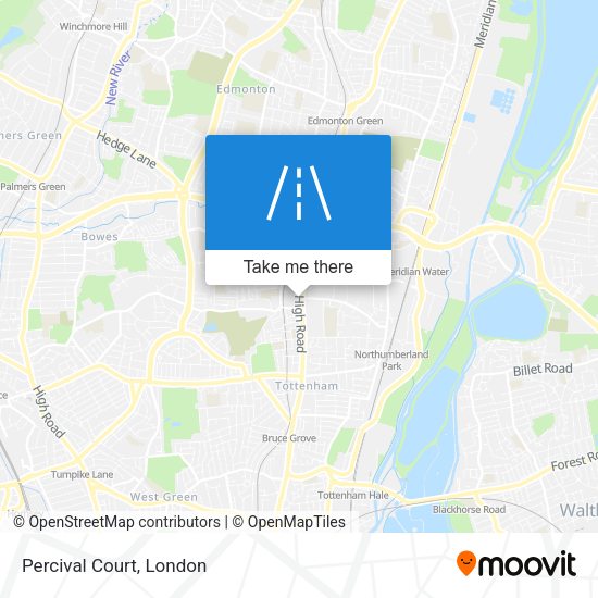 Percival Court map
