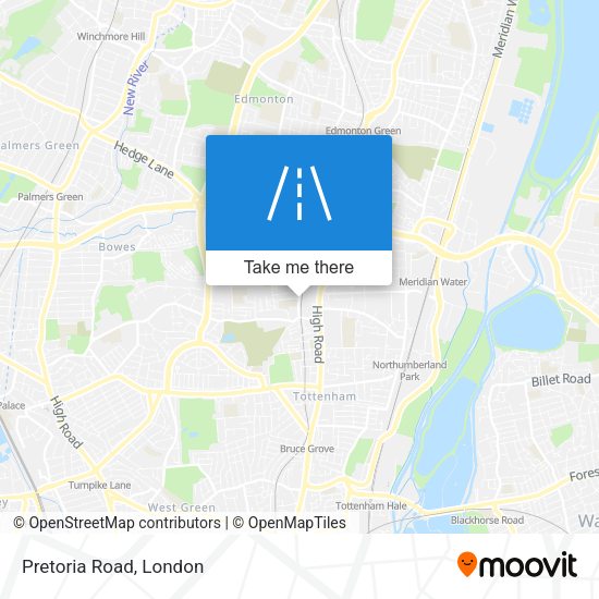 Pretoria Road map