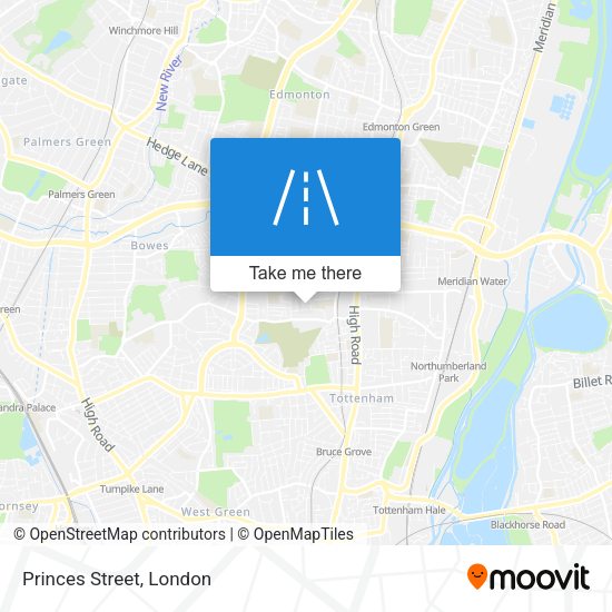 Princes Street map