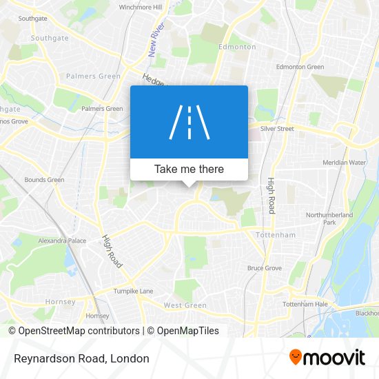Reynardson Road map