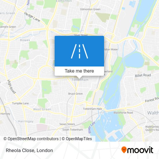 Rheola Close map
