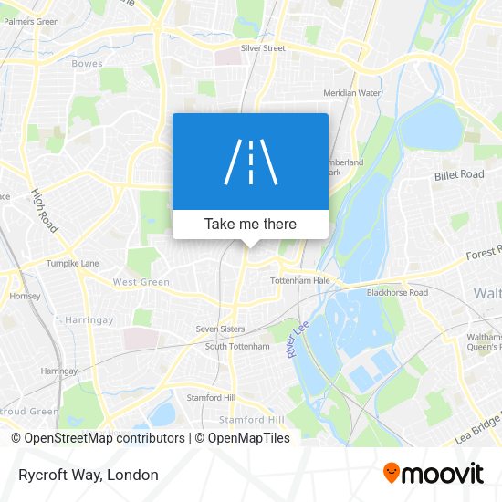 Rycroft Way map