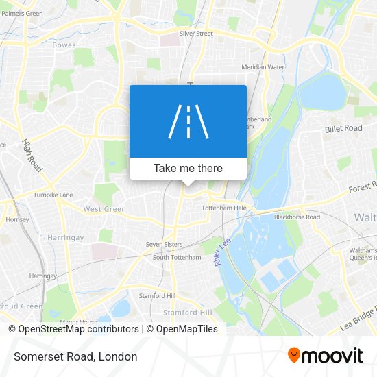 Somerset Road map