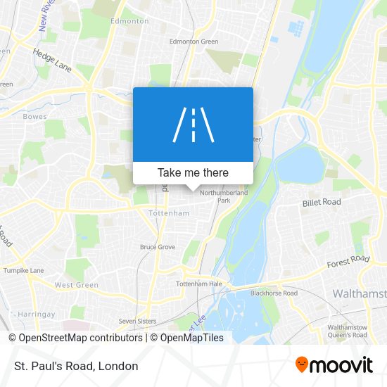 St. Paul's Road map