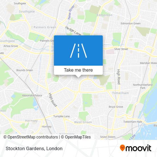 Stockton Gardens map