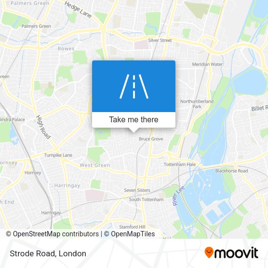 Strode Road map