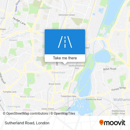 Sutherland Road map
