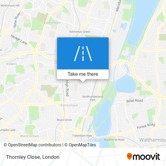 Thornley Close map