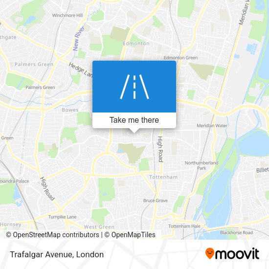 Trafalgar Avenue map