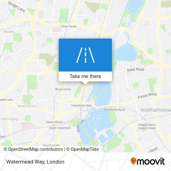 Watermead Way map