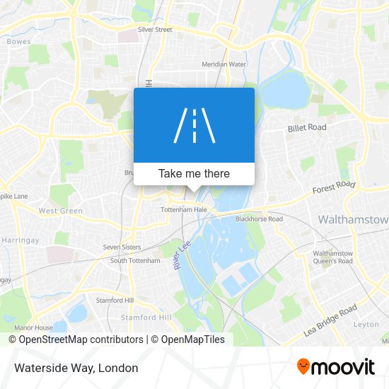 Waterside Way map
