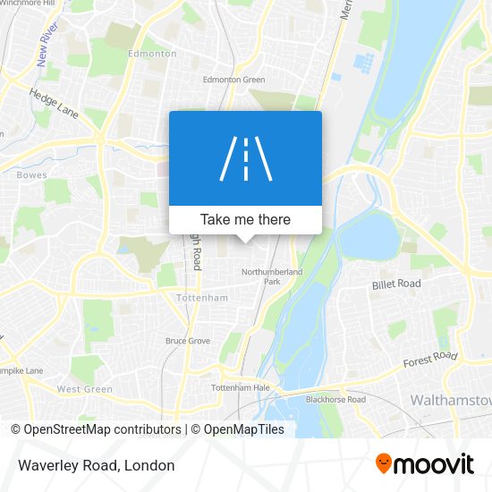 Waverley Road map