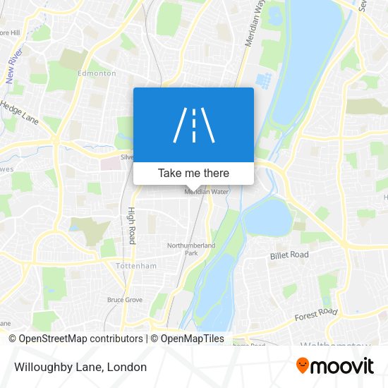 Willoughby Lane map