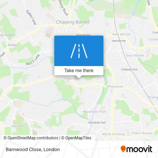 Barnwood Close map